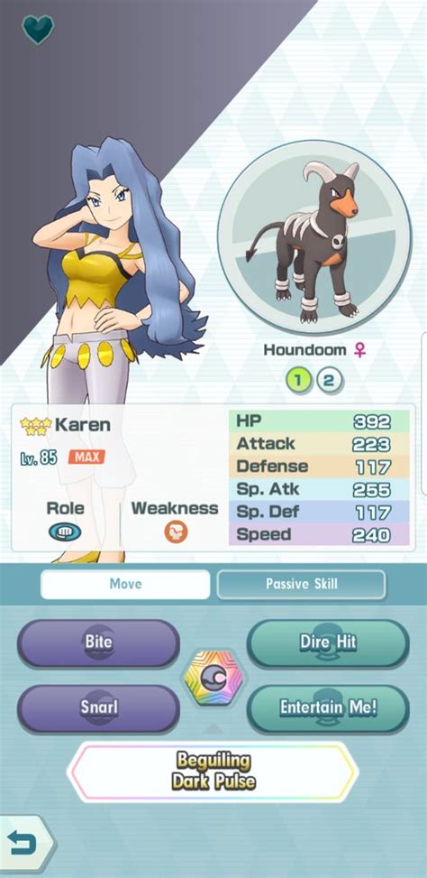 Houndoom max CP for all levels .